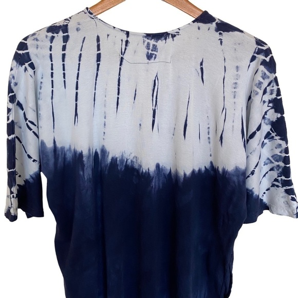 Raquel Allegra Bleached Midi Cotton T-Shirt Dress, Size 1/Small - Picture 9 of 15